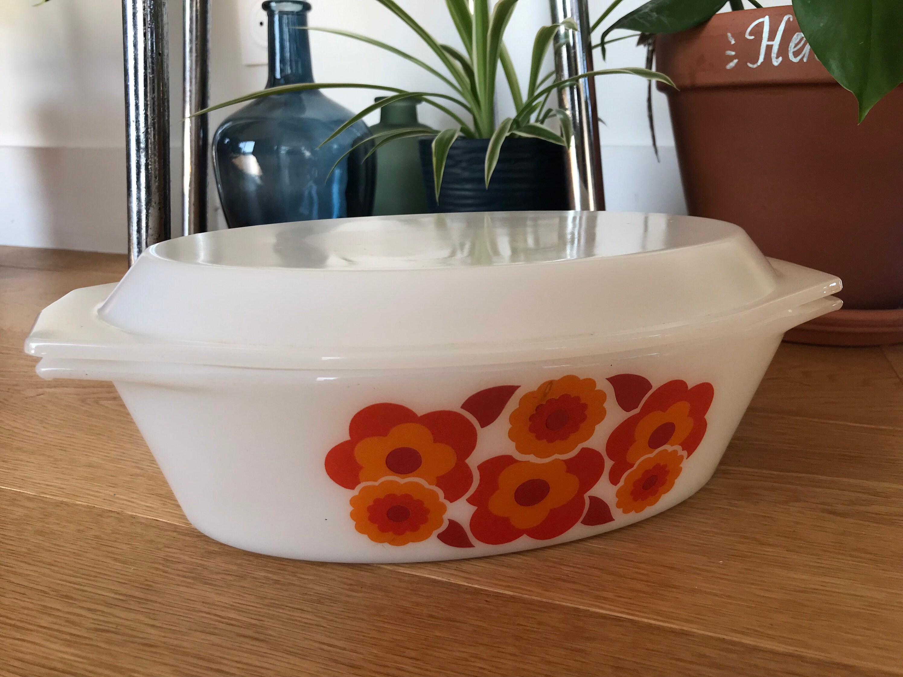 Cocotte Arcopal Fleurs avec Couvercle