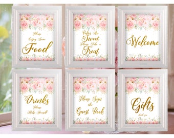 Shower Table Signs Etsy Shower Table Signs Etsy