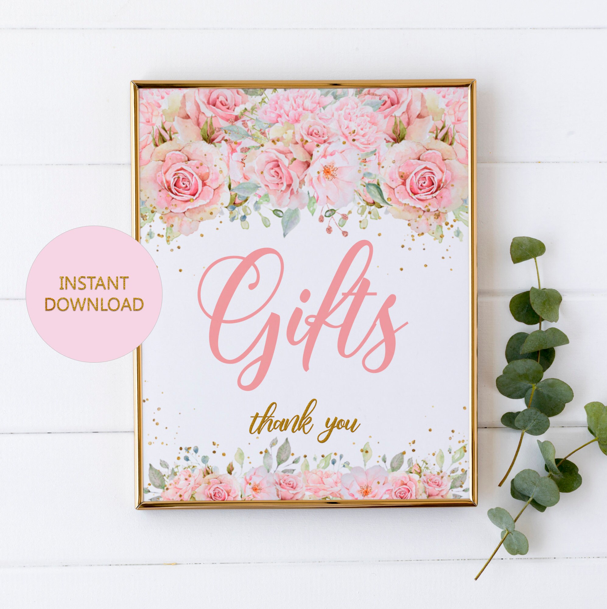 Baby Shower Gifts Sign Printable Baby Shower Gifts Sign Etsy