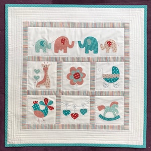 Baby Cot Quilt or Playmat Pattern (pdf)