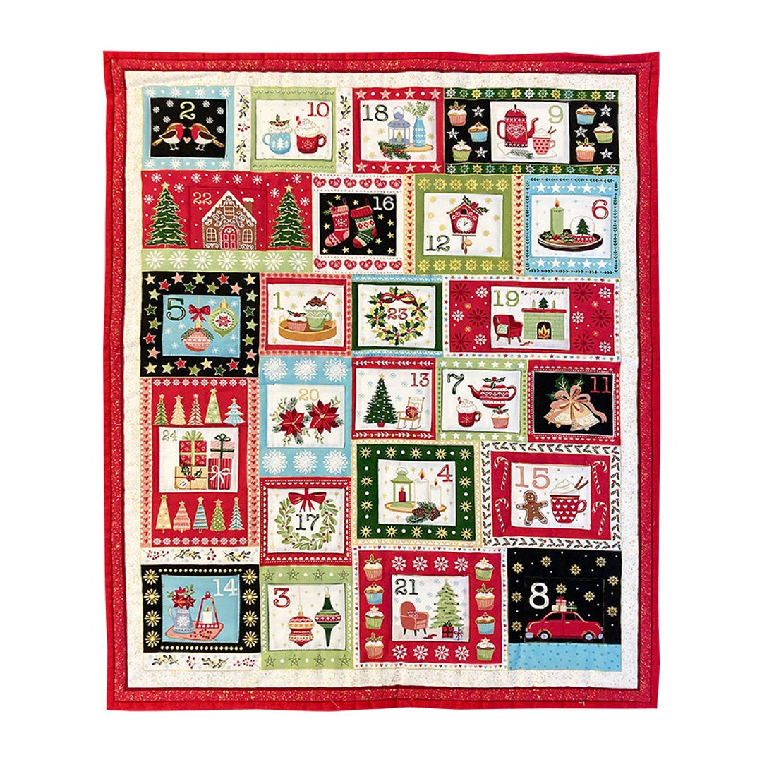 Cosy Advent Calendar Panel TO MAKE/SEW Etsy UK