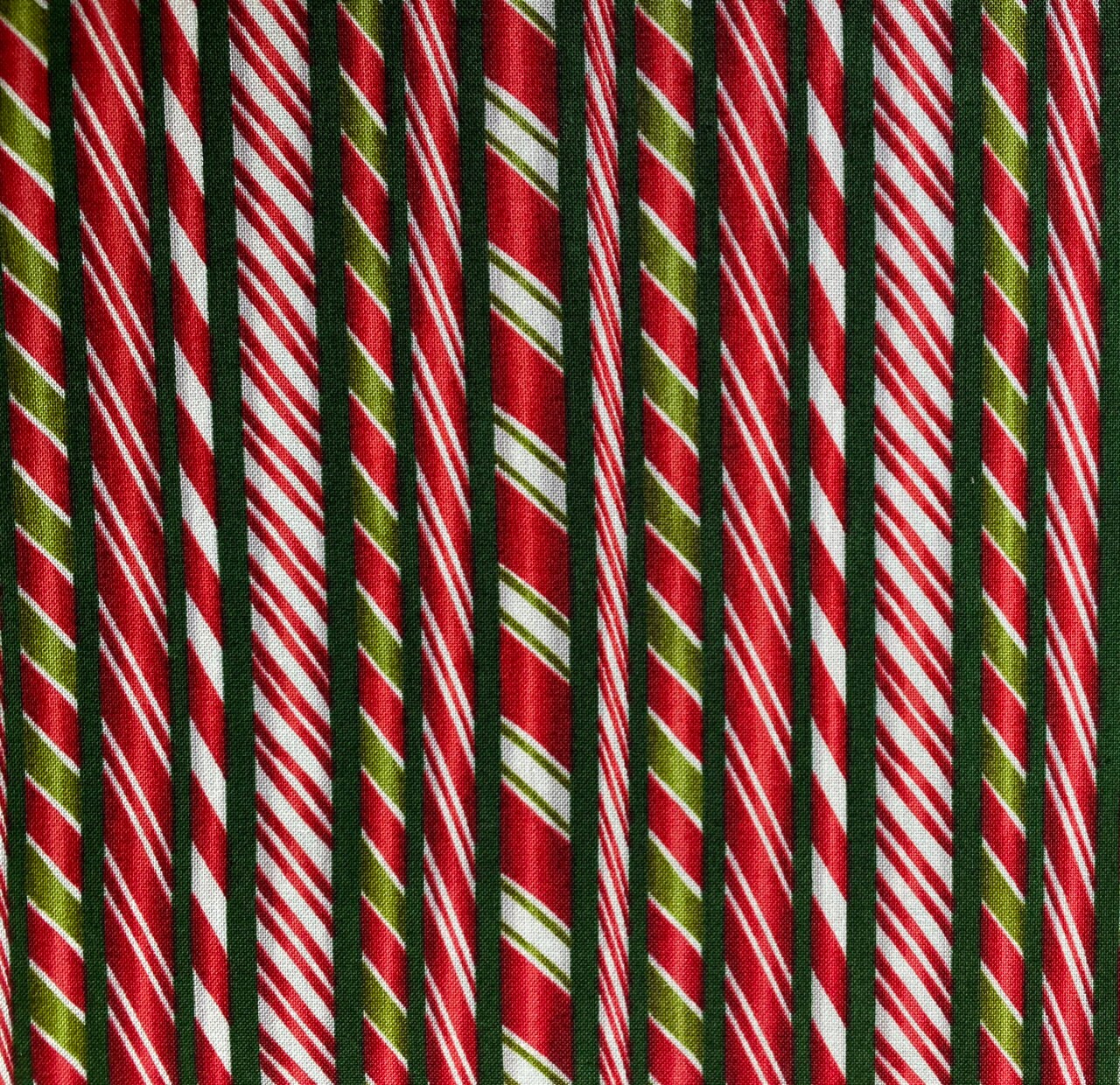 Candy Cane Christmas Fabric by Robert Kaufman Etsy