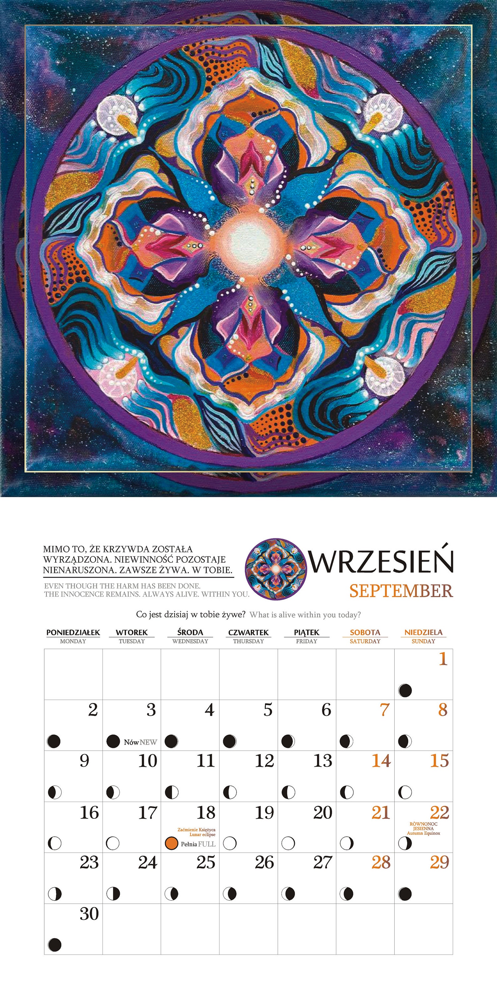 Mandala Calendar 2024, Wall Hanging 2024, Mandala Art, Wall Calendar ...