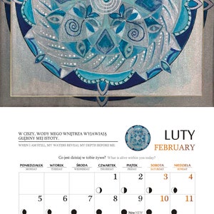 Mandala Calendar 2024, Wall Hanging 2024, Mandala Art, Wall Calendar ...