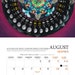 Lunar Mandala Calendar 2024, Calendar 2024, Astrology, Wall Hanging ...