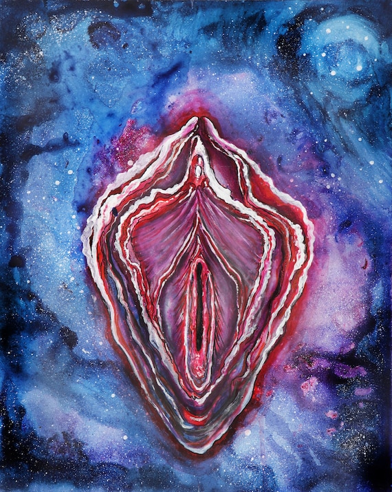 Digital Art Painting Guache Tempera Sexual Content Vagina