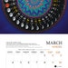 Lunar Mandala Calendar 2024, Calendar 2024, Astrology, Wall Hanging ...