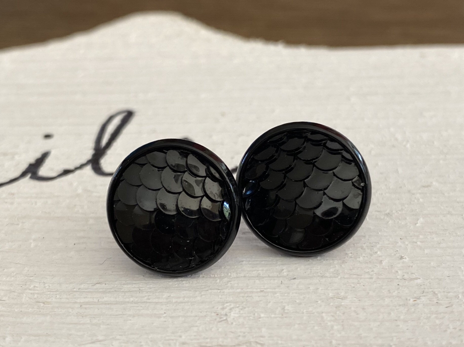 Boucles D'oreilles Grande Citrouille Fait Main En Acier Inoxydable - Bijou Halloween Multicolore