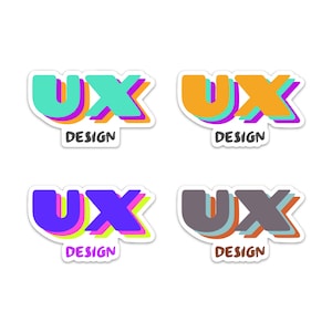 UX Design Sticker Multipack
