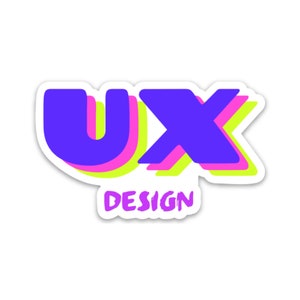 UX Design Sticker