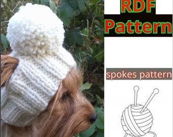 Pdf Cappello per cani con motivo a maglia, modello per cani da compagnia, cappello Yorkie