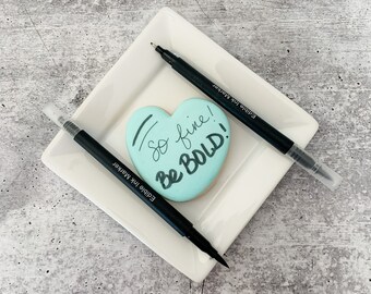 Dual Tip Black Edible Ink Marker