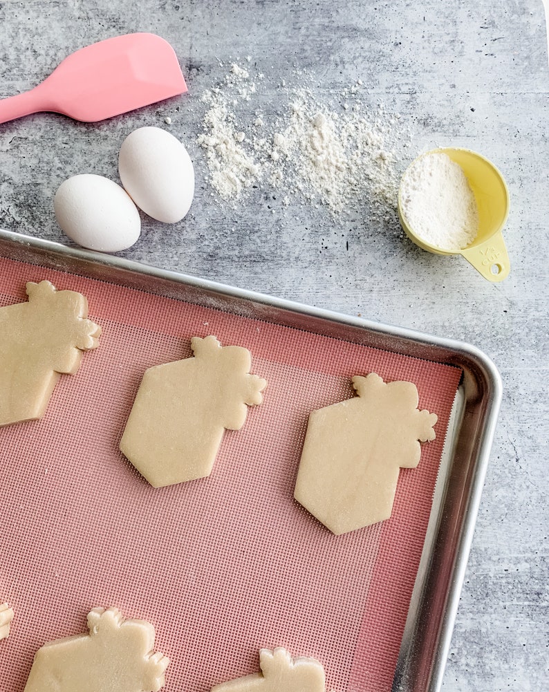 Pink Perforated Silicone Baking Mat Etsy