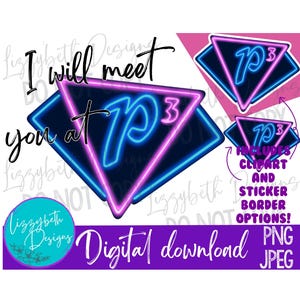 Meet at P3 Charmed PNG Sublimation Design