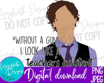 Spencer Criminal PNG Sublimation Design