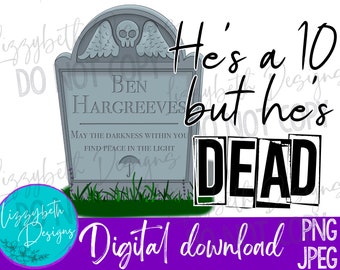 He's a 10 Ben Hargreeves PNG Sublimation Design