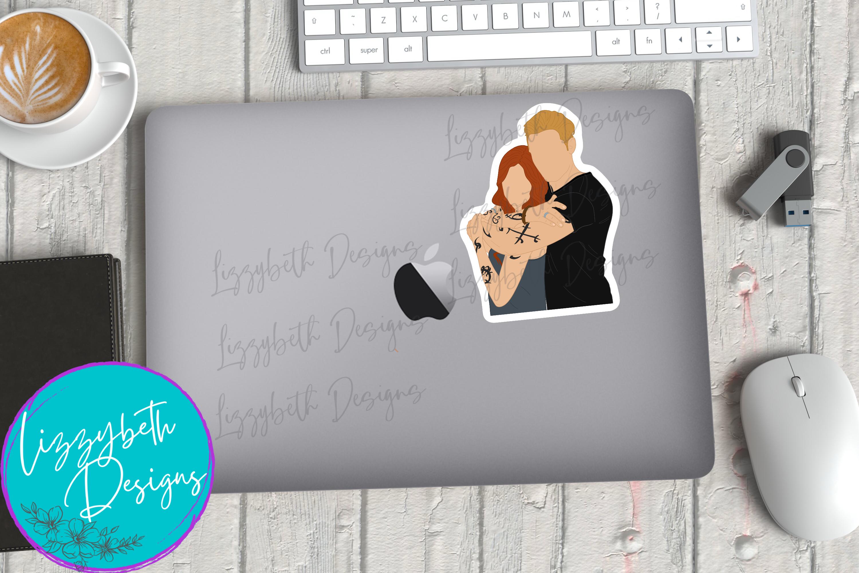 ジェイスとクラリーのラブ・ルーン・シャドウハンターPNG昇華デザイン - Etsy 日本, image size:3000x2000