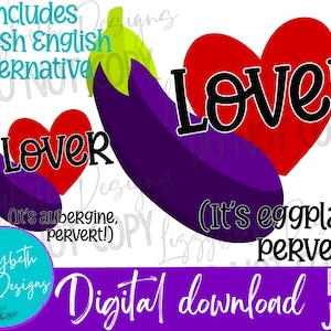 Dick/Eggplant Lover Funny PNG Sublimation Design