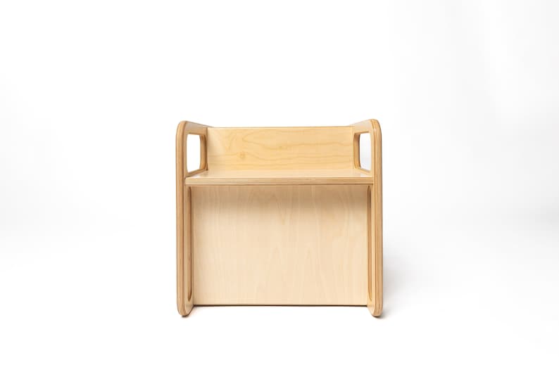 Wooden Adjustable Chair, Handmade Kids Chair, Montessori Chair, Chair For Children Without Age Limit zdjęcie 5