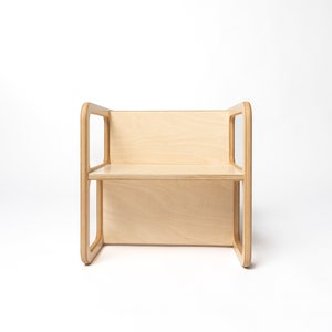 Chaise réglable en bois, Chaise pour enfant faite main, Chaise Montessori, Chaise pour enfant sans limite d'âge image 3