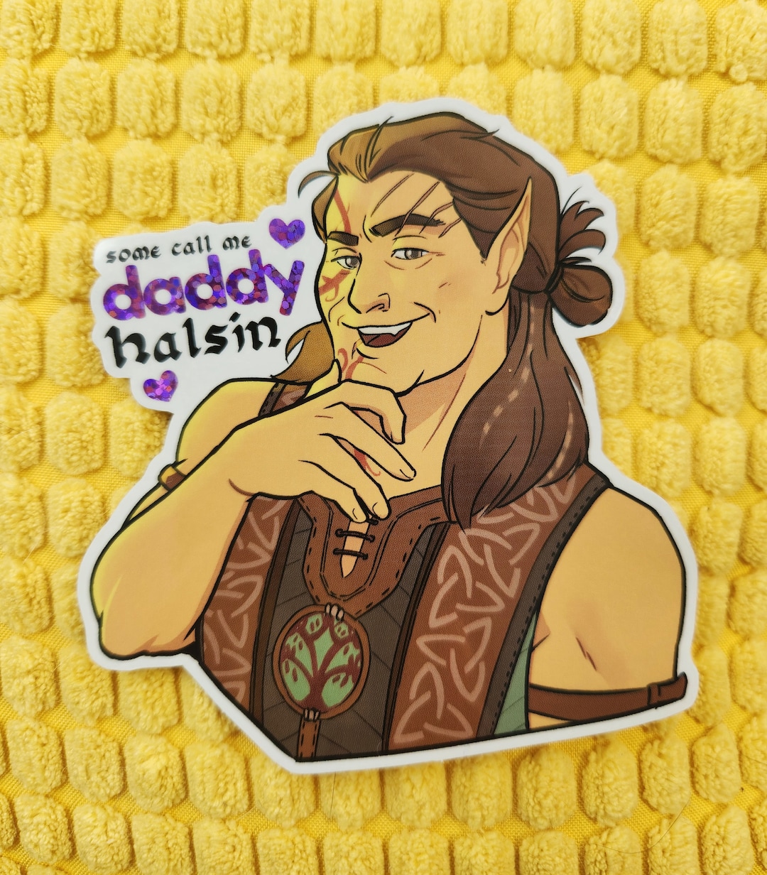 Halsin "daddy" Baldur's Gate 3 Vinyl Sticker - Etsy