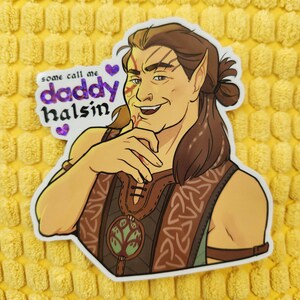 Halsin &quot;Daddy&quot; Baldur&#39;s Gate 3 Vinyl Sticker