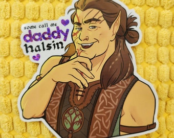 Halsin "Daddy" Baldur's Gate 3 Vinyl Sticker