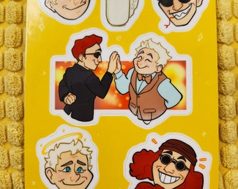 Good Omens Vinyl Sticker Sheet