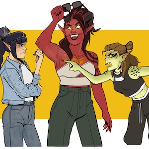 Baldur&#39;s Gate 3 Ladies Outing - Print