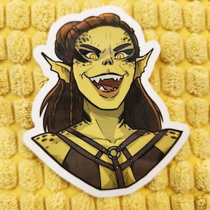 Lae&#39;zel Baldur&#39;s Gate 3 Vinyl Sticker