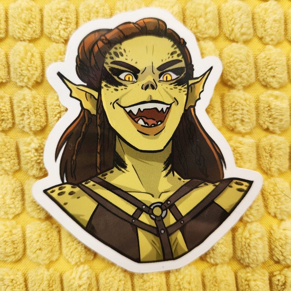 Lae'zel Baldur's Gate 3 Vinyl Sticker