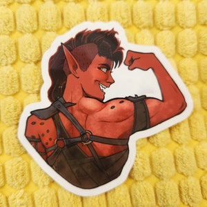 Karlach Baldur's Gate 3 Vinyl Sticker