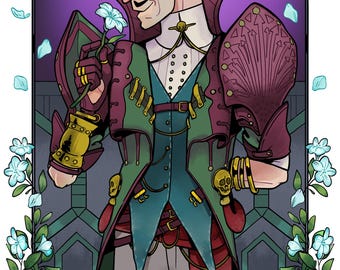 Shroud's Kiss - Emmerich Volkarin Dragonage The Veilguard Print
