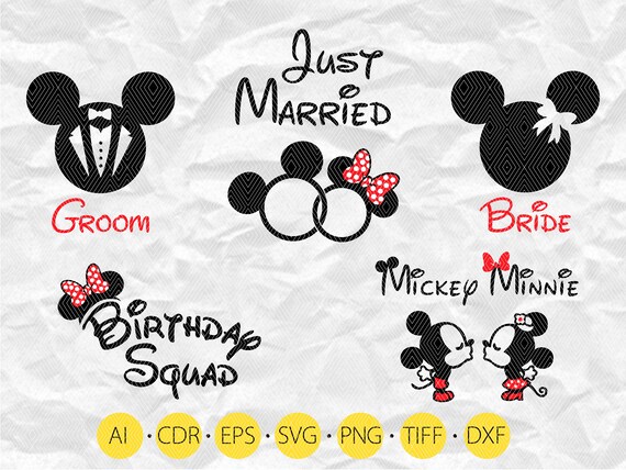 Download Free Mickey Mouse Svg Just Married Mouse Svg Mouse Cut File Etsy SVG Cut Files