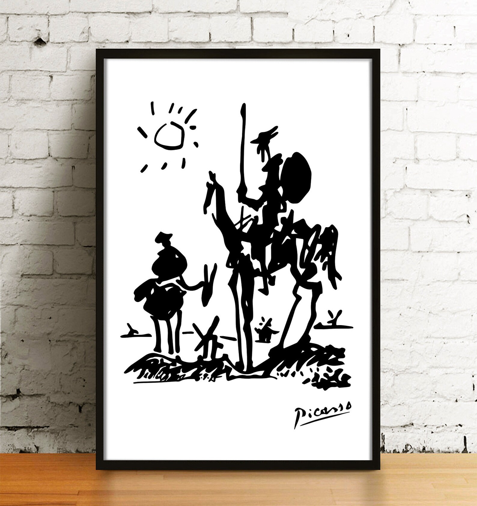 Don Quixote Picasso Art Don Quixote Print Pablo Picasso | Etsy