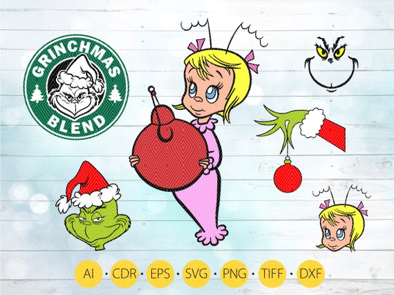 Grinch Hand Svg Grinch Face Svg Bundle Grinch Svg Files For Etsy