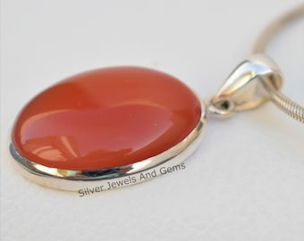 Carnelian Pendant - Etsy