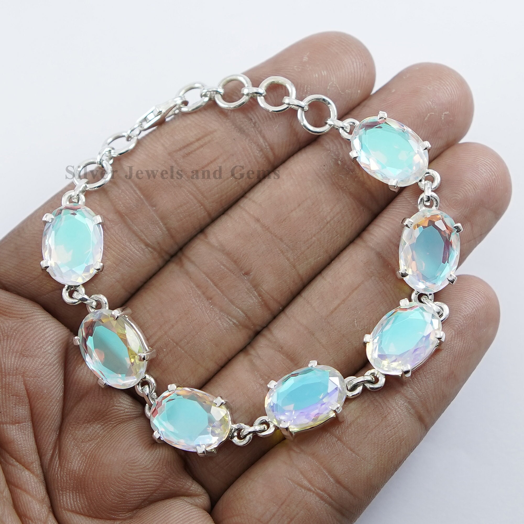Pandora bracciale margherita da donna scintillante in argento sterling