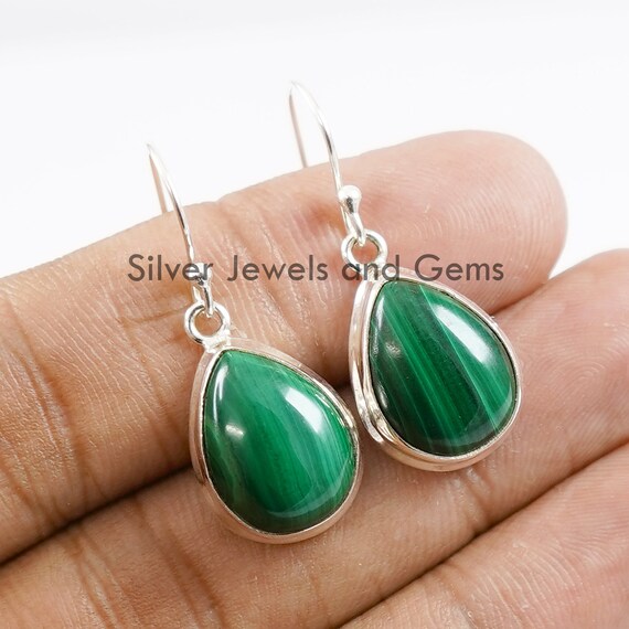 Orecchini a goccia in argento sterling 925 fatti a mano