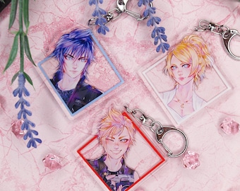 Acrylic Charm - Final Fantasy VX - Noctis, Prompto, Lunafreya