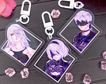 Akrylowy brelok - Nier Automata - 2B, 9S, A2