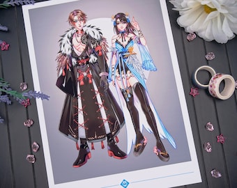 スコール＆リノア ファイナルファンタジーVIII - 限定版ファインアート