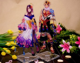 Acrylic Stand - Final Fantasy X Original Japanese Design - Tidus and Yuna