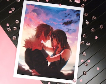 Art Print - Final Fantasy VIII - Squall and Rinoa