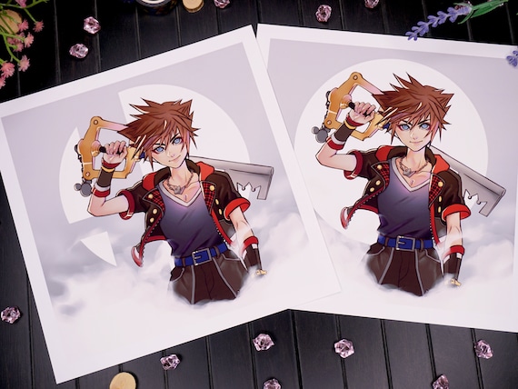 Art Print Kingdom Hearts Sora is Finally Here - Etsy UK
