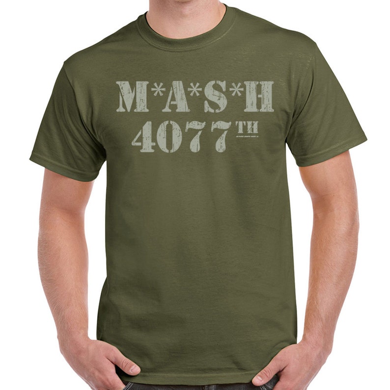 M.A.S.H 4077th Distressed Shirt | Etsy