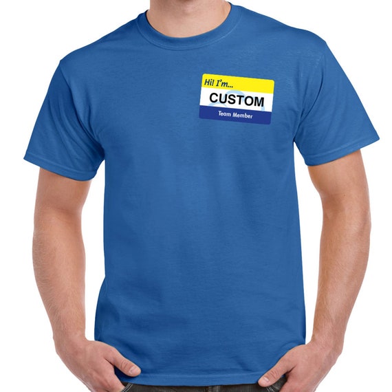 name tag shirt