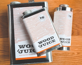 Wood Juice - Penetrating Wood Oil and Polish for Refinishing and Raw Lumber