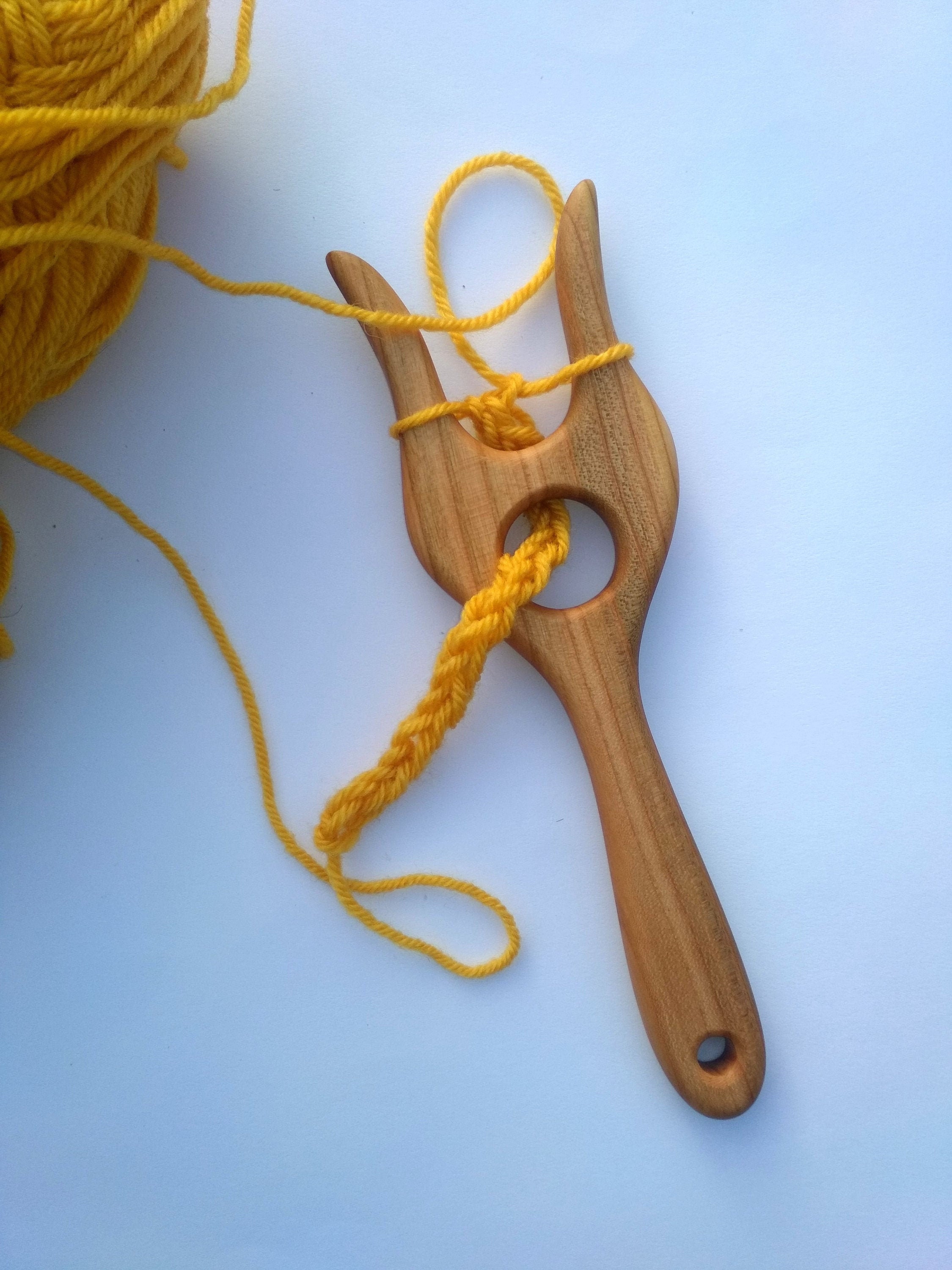 Hardwood Lucet - Cordmaking Tool - A Child's Dream