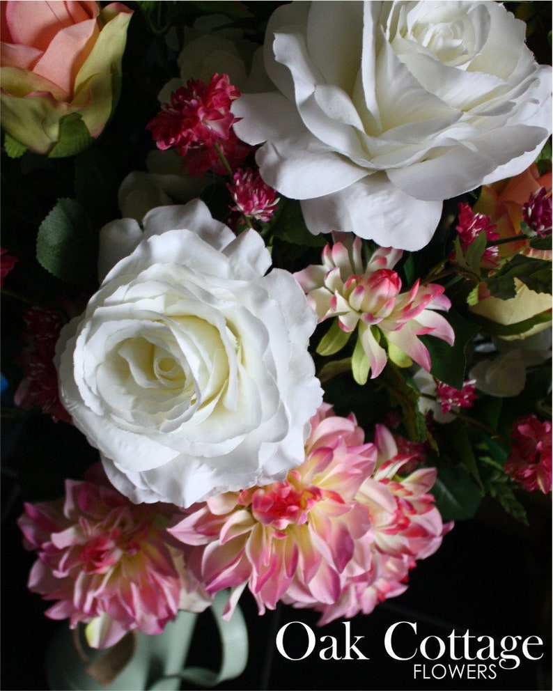 Large Fireplace Silk Flower Arrangement. Fireplace Flower Etsy